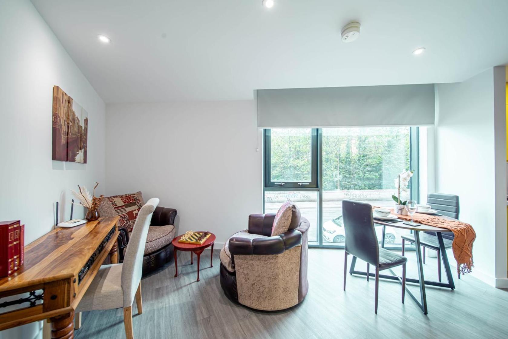 Corner Studio Apartment In Sheffield Luaran gambar