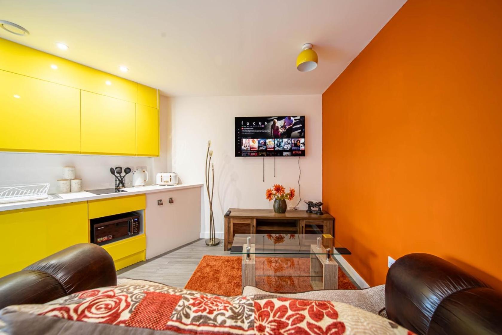 Corner Studio Apartment In Sheffield Luaran gambar